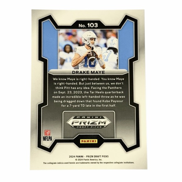 Drake Maye 2024 Rookie 5 Card Collection Lot Panini Topps Super Bowl M/NM READ - Picture 6 of 15